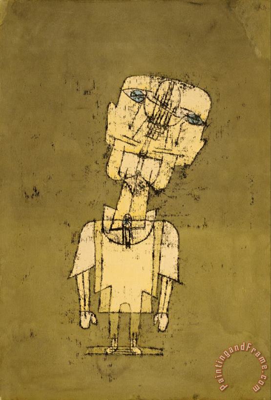 Paul Klee Gespenst Eines Genies (ghost of a Genius) Art Painting