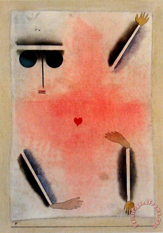Paul Klee Hat Kopf Hand Fuss 1930 Art Print
