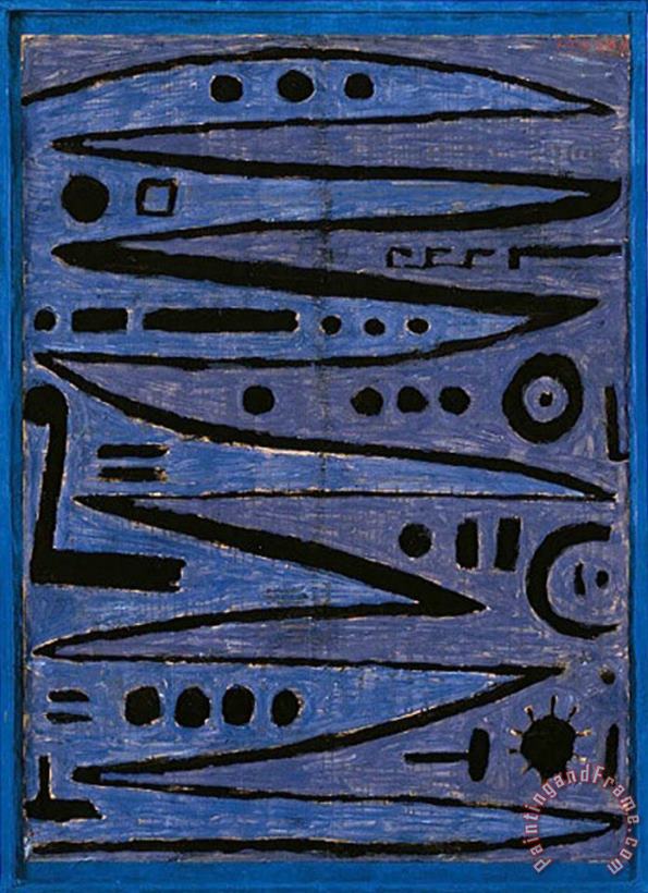 Paul Klee Heroic Strokes of The Bow C 1928 Art Painting