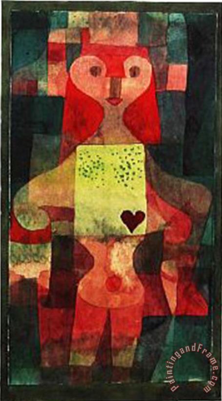 Paul Klee Herzdame C 1922 Art Painting