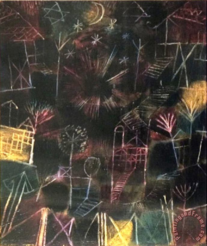Paul Klee Kosmiche Composition 1919 Art Painting