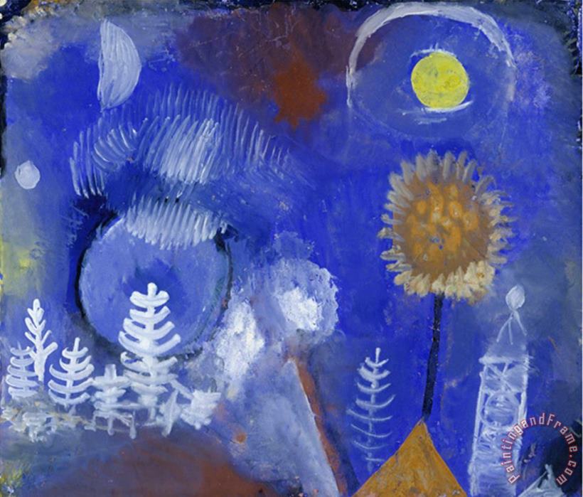 Paul Klee Landscape of The Past 1918 Art Print
