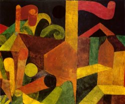 Paul Klee Landscape with Flags C 1915