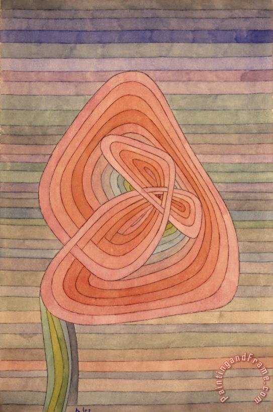 Lonely Flower painting - Paul Klee Lonely Flower Art Print