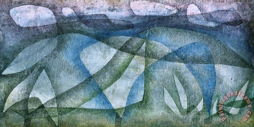 Paul Klee Rainy Day Regentag Art Painting
