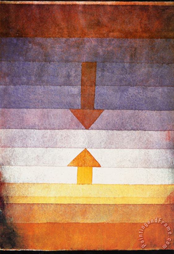 Paul Klee Scheidung Abends C 1922 Art Print