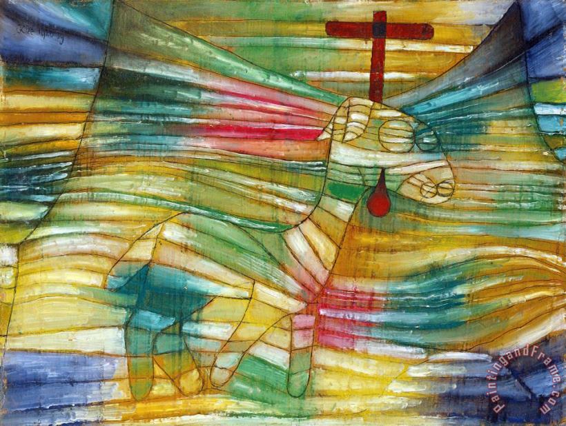 The Lamb 1920 painting - Paul Klee The Lamb 1920 Art Print