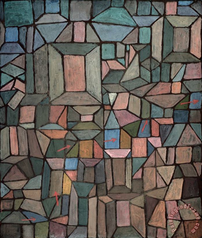 Paul Klee The Way to The Citadel Art Painting