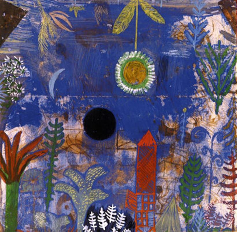 Paul Klee Versunkene Landschaft 1918 Art Painting