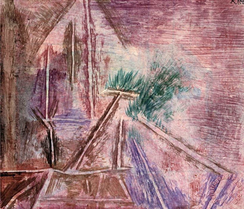 Paul Klee Wege Im Sand II Art Painting
