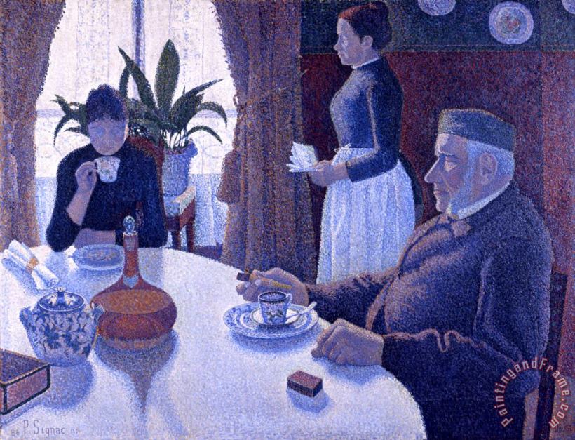 Paul Signac Breakfast Art Painting
