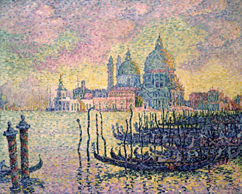 Paul Signac Entrance to The Grand Canal, Venice Art Painting