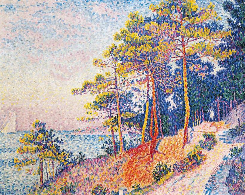 Paul Signac St Tropez The Custom's Path Art Painting