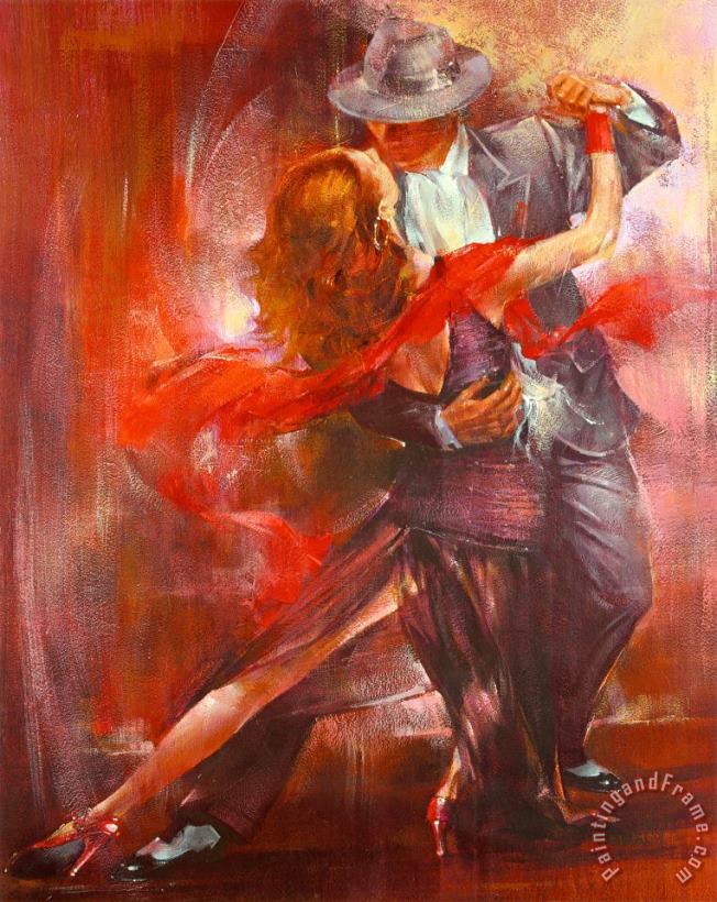Tango Argentino Ii painting - Pedro Alvarez Tango Argentino Ii Art Print