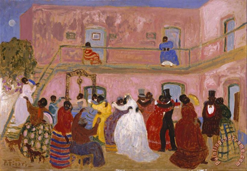 Off for The Honeymoon painting - Pedro Figari Off for The Honeymoon Art Print