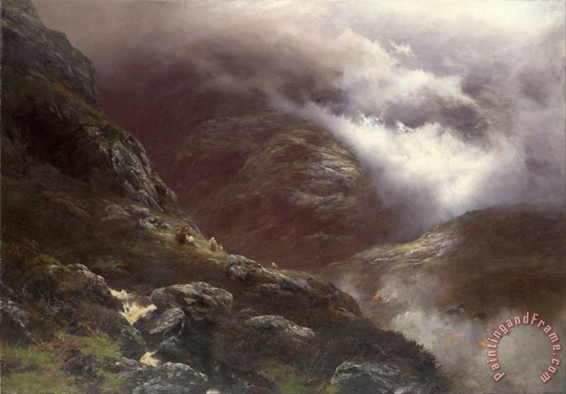 After The Massacre of Glencoe painting - Peter Graham After The Massacre of Glencoe Art Print