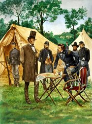 Peter Jackson Abraham Lincoln plans his campaign during the American Civil War