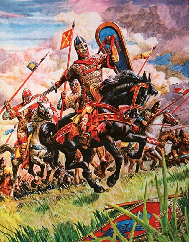 William The Conqueror at The Battle of Hastings painting - Peter Jackson William The Conqueror at The Battle of Hastings Art Print