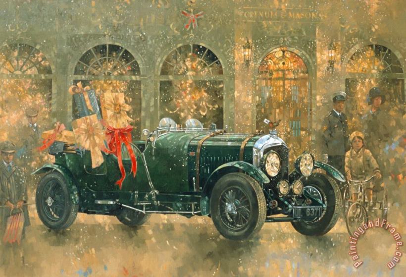 Christmas At Fortnum And Masons painting - Peter Miller Christmas At Fortnum And Masons Art Print
