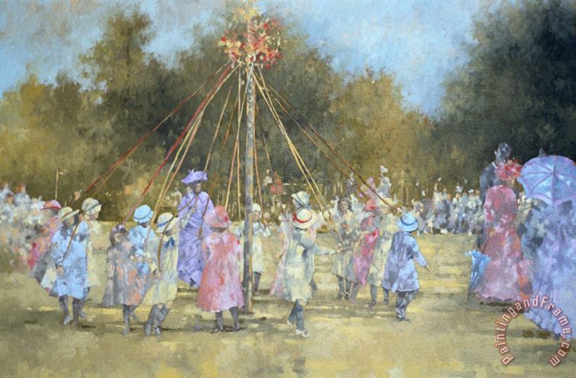 Peter Miller The Maypole painting - The Maypole print for sale