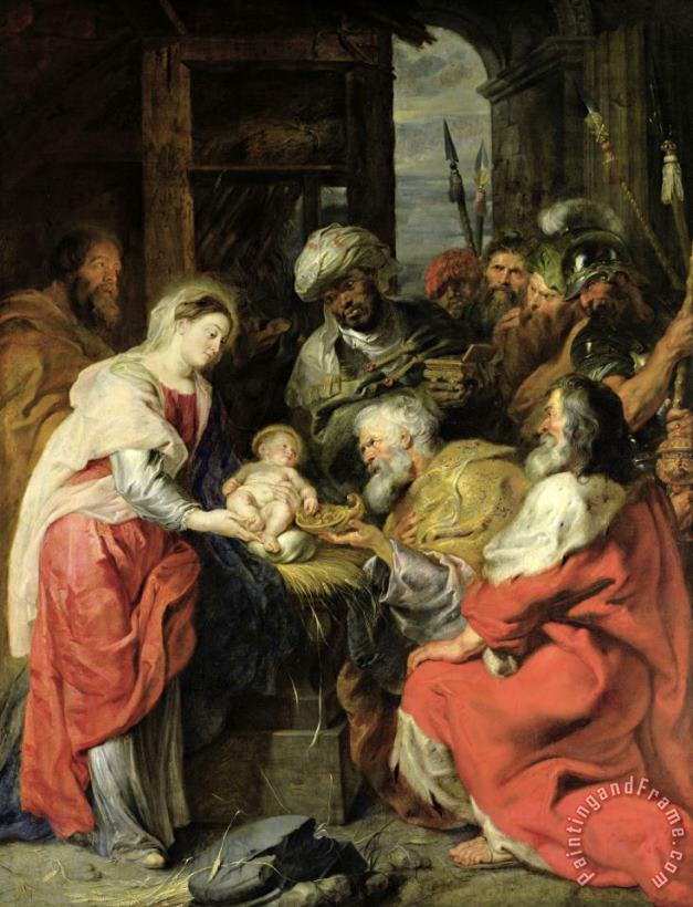 Adoration of The Magi painting - Peter Paul Rubens Adoration of The Magi Art Print