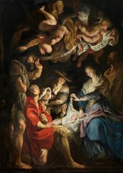 Peter Paul Rubens Birth Of Christ Adoration Of The Shepherds