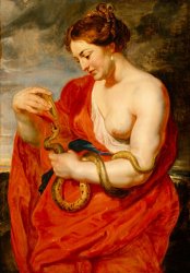 Peter Paul Rubens - Hygeia - Goddess of Health painting