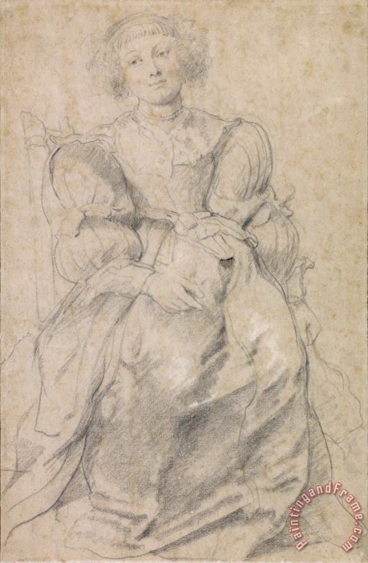 Peter Paul Rubens Portrait of Helene Fourment Art Print