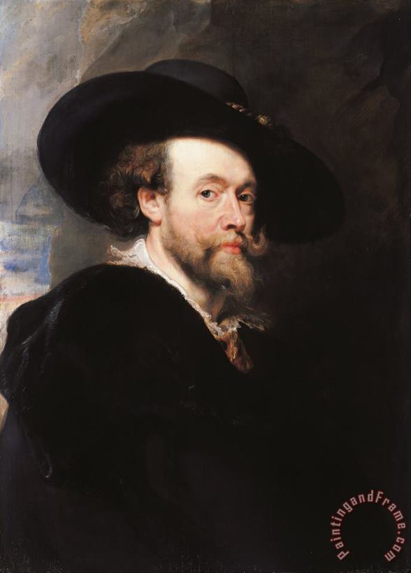 Peter Paul Rubens Portrait of The Artist Art Painting