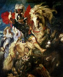 Peter Paul Rubens Saint George and the Dragon