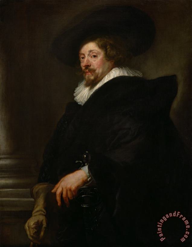 Selfportrait painting - Peter Paul Rubens Selfportrait Art Print
