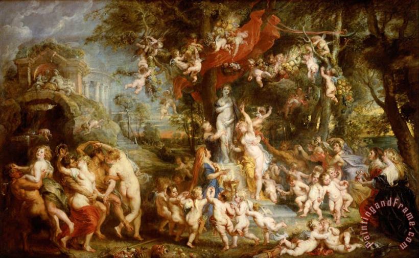 The Feast of Venus painting - Peter Paul Rubens The Feast of Venus Art Print