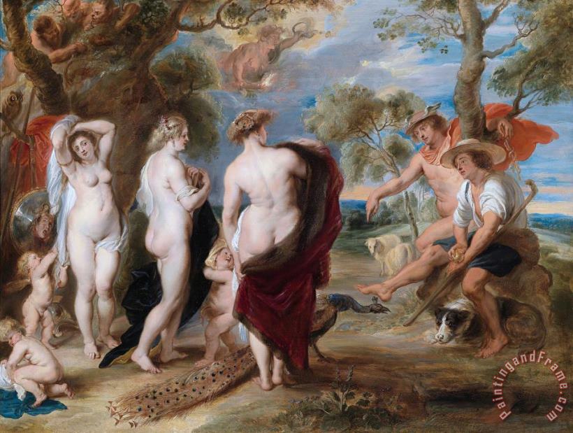 Peter Paul Rubens The Judgement of Paris Art Painting
