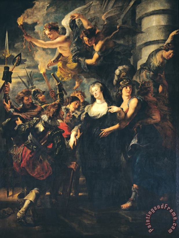 The Medici Cycle: Marie De Medici (1573 1642) Escaping From Blois, 21st 22nd February 1619 painting - Peter Paul Rubens The Medici Cycle: Marie De Medici (1573 1642) Escaping From Blois, 21st 22nd February 1619 Art Print