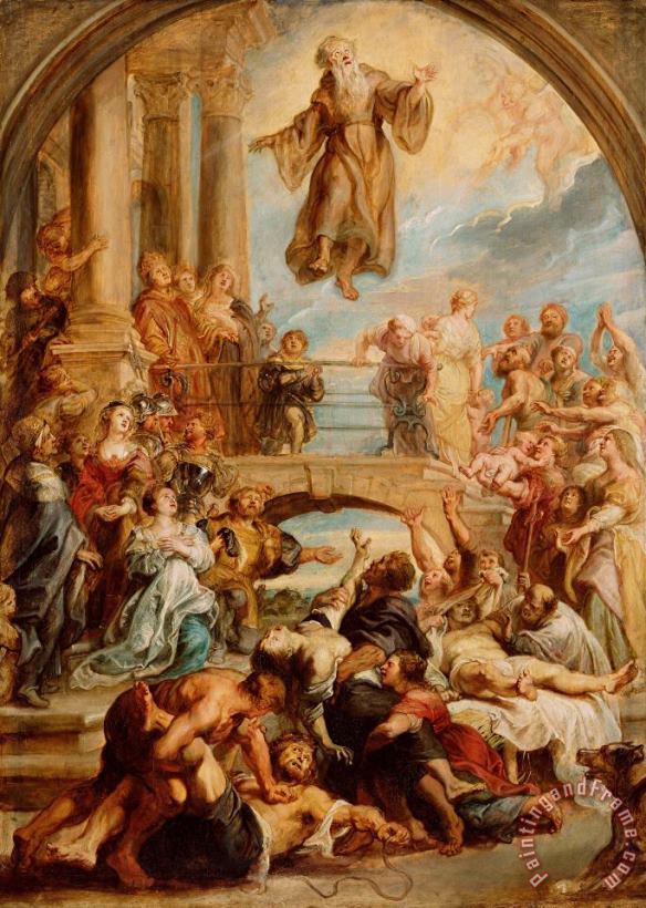 The Miracles of Saint Francis of Paola painting - Peter Paul Rubens The Miracles of Saint Francis of Paola Art Print