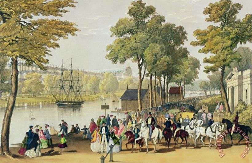 Philip Brannan View From The North Bank Of The Serpentine Art Painting