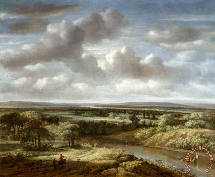 Philips Koninck River Landscape Art Painting