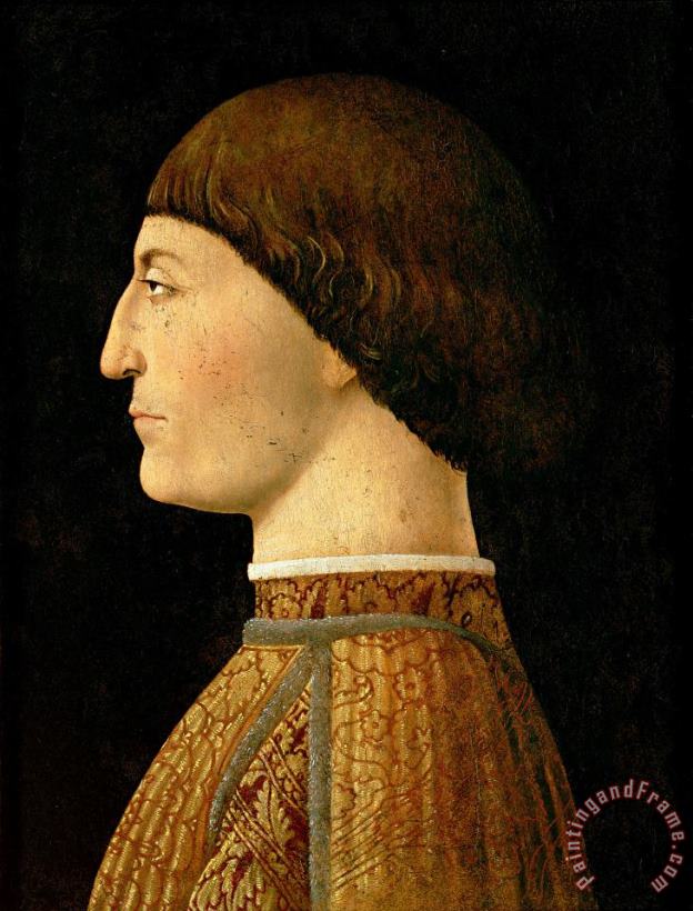 Sigismondo Malatesta painting - Piero della Francesca Sigismondo Malatesta Art Print