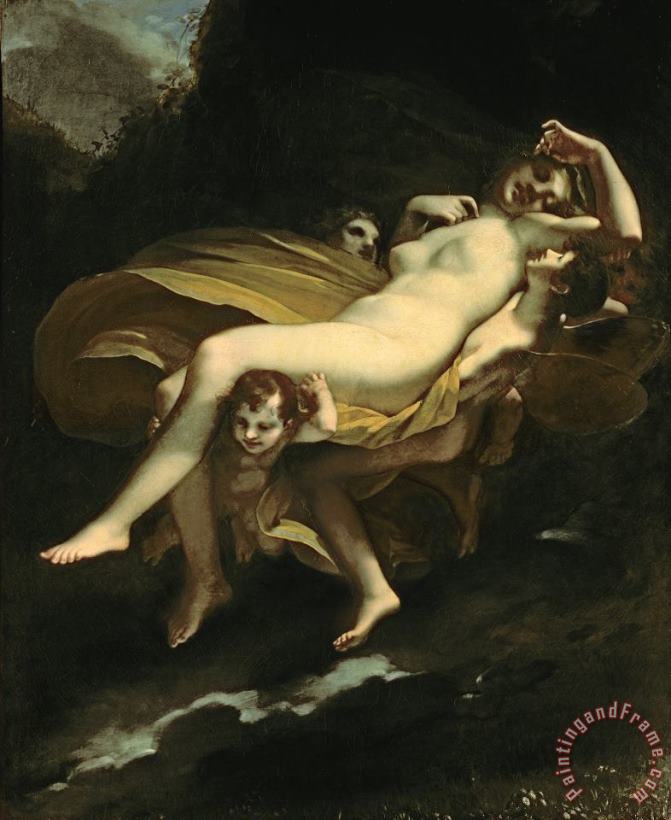 Psyche Transported to Heaven painting - Pierre-Paul Prud hon Psyche Transported to Heaven Art Print