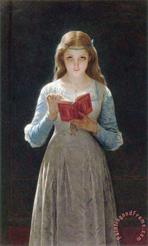 Pause for Thought painting - Pierre Auguste Cot Pause for Thought Art Print