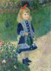 Pierre Auguste Renoir A Girl With A Watering Can