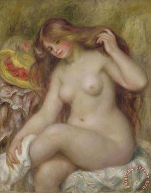 Pierre Auguste Renoir Bather Art Print