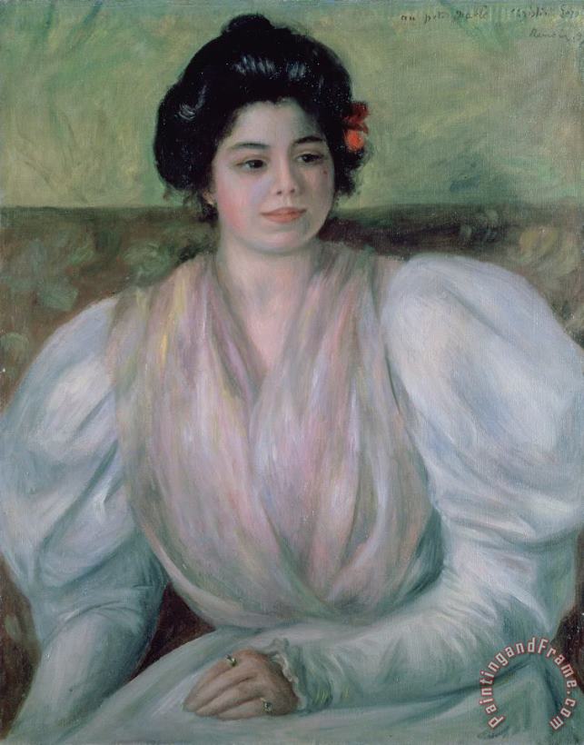 Christine Lerolle painting - Pierre Auguste Renoir Christine Lerolle Art Print