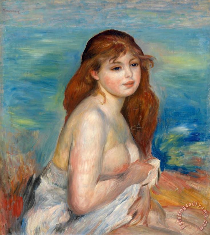 Etter Badet painting - Pierre Auguste Renoir Etter Badet Art Print