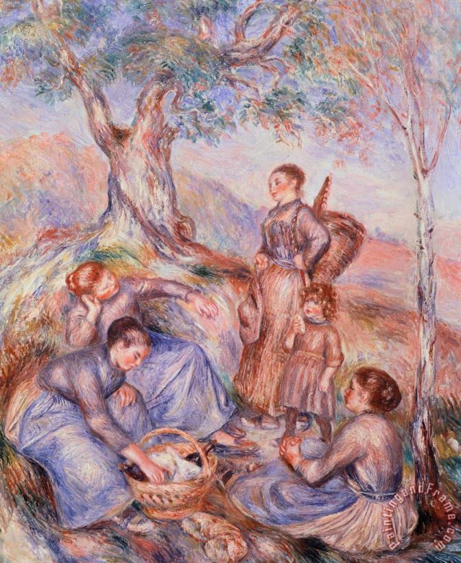 Pierre Auguste Renoir Harvesters Breakfast Art Print