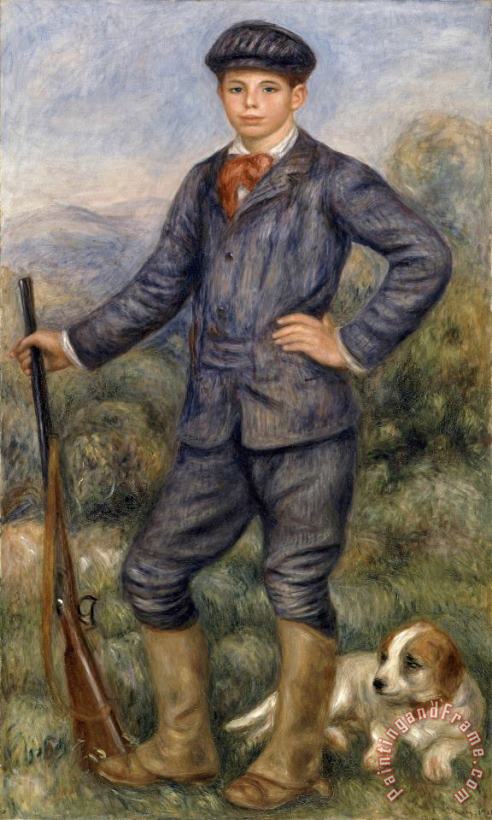 Pierre Auguste Renoir Jean As a Huntsman Art Print