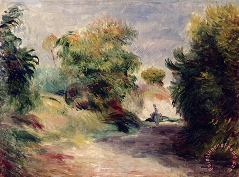 Renoir In The Woods Painting Landscape Large Canvas Art Print