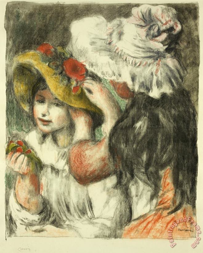 Le Chapeau Epingle painting - Pierre Auguste Renoir Le Chapeau Epingle Art Print
