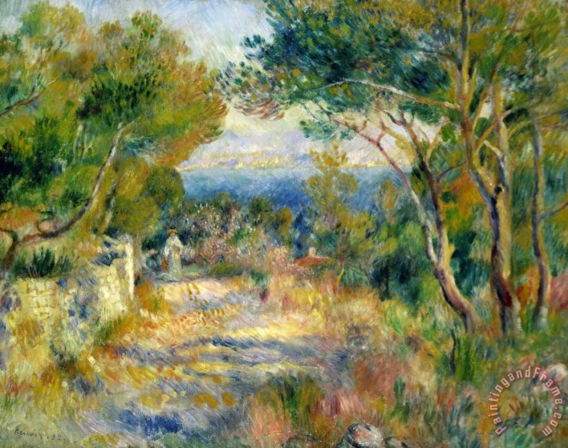 LEstaque painting - Pierre Auguste Renoir LEstaque Art Print