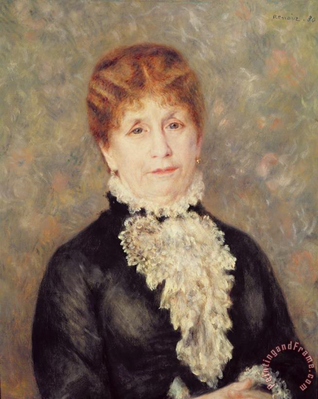 Pierre Auguste Renoir Madame Eugene Fould Art Painting